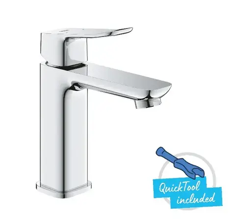 Grohe - Waschtischarmatur mit Push-Open-Auslauf, Chrom