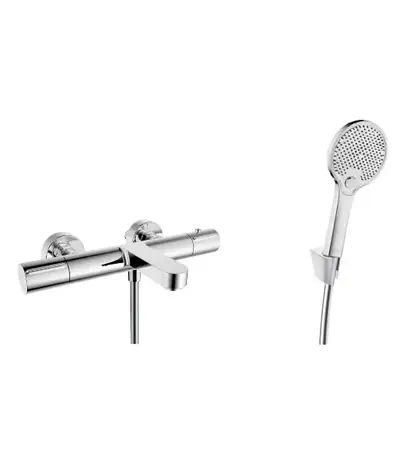 kielle - Thermostat-Badarmatur mit EcoSpare-Zubehör, Chrom