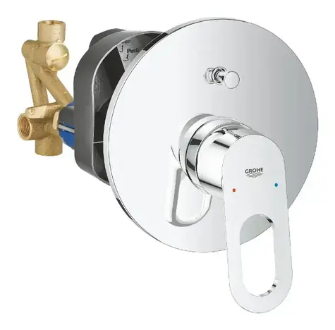 Grohe - Unterputz-Badarmatur mit Korpus, Chrom