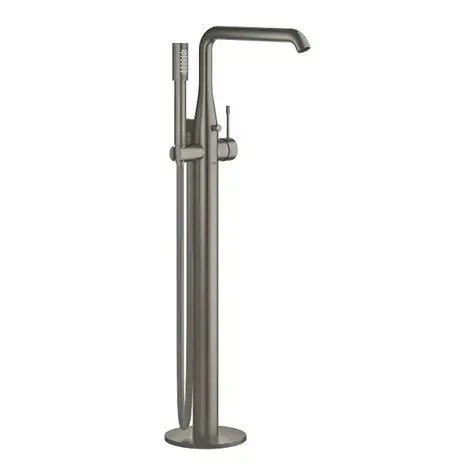 Grohe - Stand-Badarmatur, gebürstetes Dunkelgraphit
