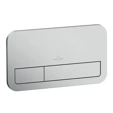 Villeroy & Boch - Flachknopf, mattchrom