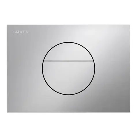 Laufen - Spülsteuerung, Chrom matt