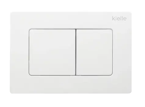 kielle - Spülknopf, glänzend weiß