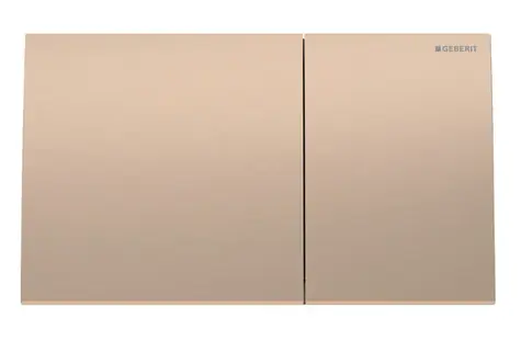 Geberit - Spülsteuerung, Easy zu reinigen, gebürstetes Rotgold
