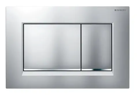 Geberit - Abdeckplatte, lackiertes Chrom matt/Chrom