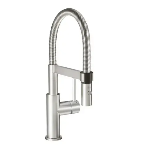 Villeroy & Boch - Spültischarmatur mit flexiblem Auslauf und Brause, Edelstahl