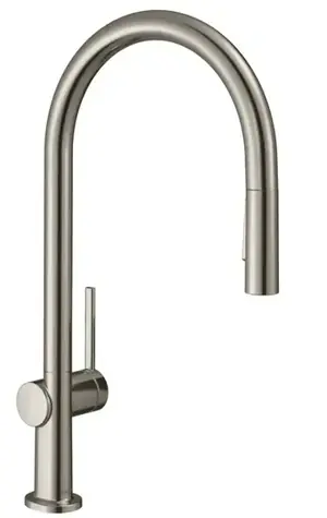 Hansgrohe - Talis Spültischarmatur mit Ausziehbrause, Edelstahloptik