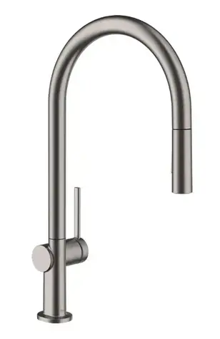 Hansgrohe - Talis Spültischarmatur mit Ausziehbrause, Sbox, gebürstetes Schwarzchrom