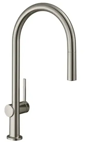 Hansgrohe - Talis Spültischarmatur mit Ausziehbrause, Edelstahloptik