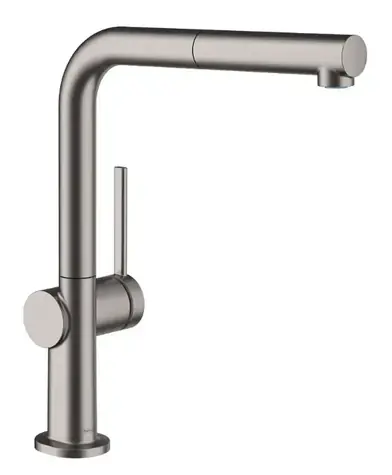 Hansgrohe - Talis Spültischarmatur mit Ausziehbrause, Sbox, gebürstetes Schwarzchrom