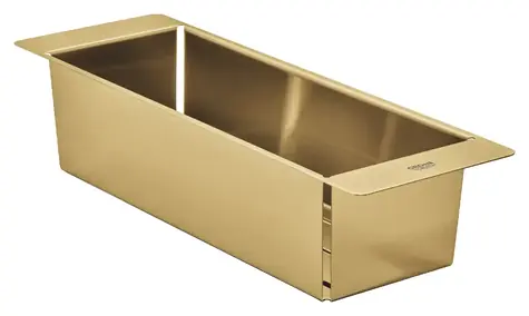 Grohe - Abtropffläche für Spülbecken, gebürstet, Cool Sunrise