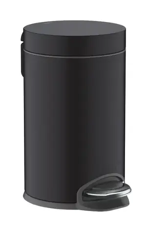 Hansgrohe - Abfalleimer 3 l, Soft-Close, matt schwarz