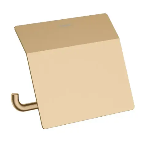 Hansgrohe - Toilettenpapierhalter mit Deckel, gebürstetes Bronze