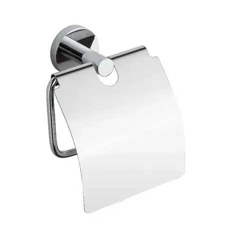 kielle - Toilettenpapierhalter mit Deckel, verchromt
