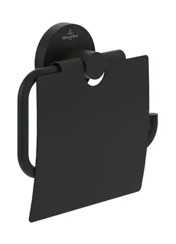 Villeroy & Boch - Toilettenpapierhalter, matt schwarz
