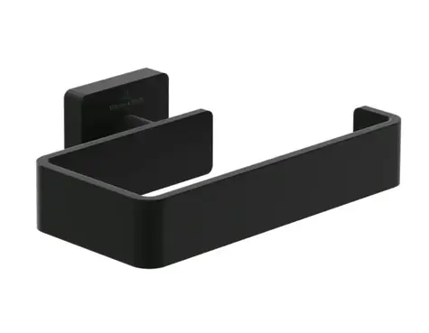 Villeroy & Boch - Toilettenpapierhalter, matt schwarz