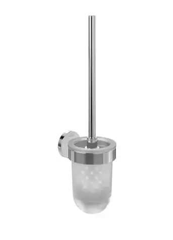 Villeroy & Boch - Wand-WC-Bürste mit Halterung, Glas/Chrom