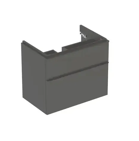 Geberit - Waschtischunterschrank, 73 x 47 x 62 cm, 2 Schubladen, Lava
