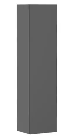 Hansgrohe - Hochschrank, 40 x 165 x 35 cm, 1 Tür, Scharniere rechts, mattgrau