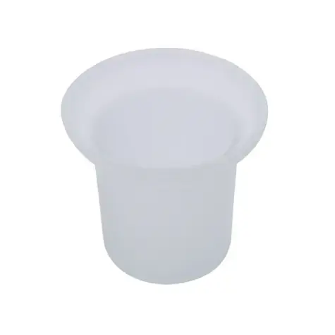 kielle - Ersatzbehälter für die Toilettenbürste, Milchglas