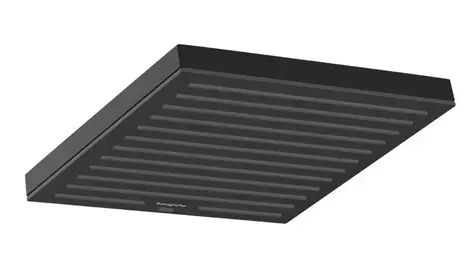 Hansgrohe - Kopfbrause, 26 x 26 cm, EcoSmart+, matt schwarz