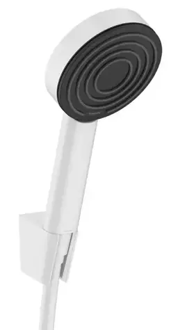 Hansgrohe - Duschkopf-, Halterungs- und Schlauchset, EcoSmart+, mattweiß