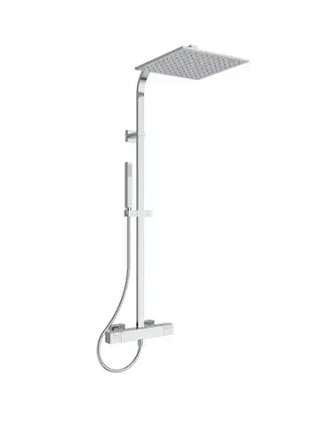 Ideal Standard - Duschset mit Thermostat, 30 x 30 cm, Chrom