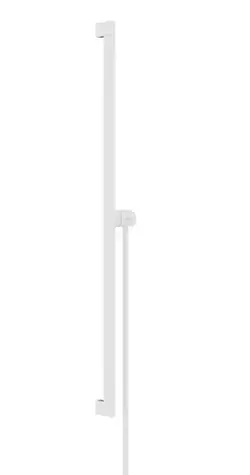 Hansgrohe - Duschstange 95 cm, mit Brauseschlauch, mattweiß