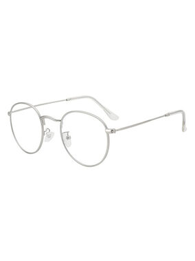 VeyRey Blaulichtfilterbrille Oval Dilton Silber