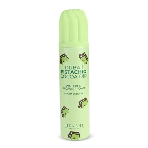Biovene Dubai Pistazie Kakao Dip Flauschiger Duschschaum / 250 ml
