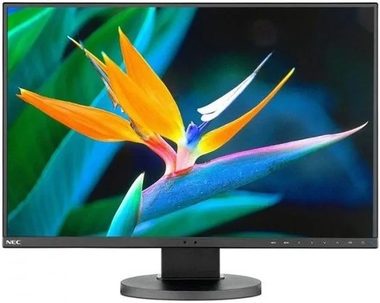 24" NEC EA241WU schwarz / LED / 1920x1200 / IPS / 16:10 / 5ms / 1000:1 / 300cd-m2 / DP+HDMI+DVI+VGA / USB / VESA