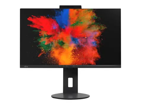 23,8" Fujitsu P2410 TS CAM schwarz / IPS / 1920 x 1080 / 16:9 / 5ms / 1000:1 / 250cd-m2 / DP+HDMI