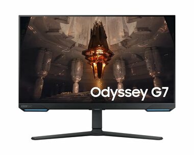 Ausgepackt - 32" Samsung Odyssey G70B schwarz / IPS / 3840 x 2160 / 16:9 / 1ms / 1000:1 / 300cd / HDMI+DP / ausgepackt