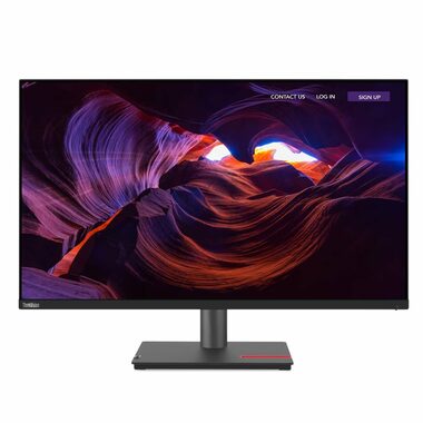 31,5" Lenovo P32p-30 schwarz / IPS / 3840x2160 / 4ms / 1000:1 / 350cd-m2 / DP+HDMI / Pivot / USB-Hub