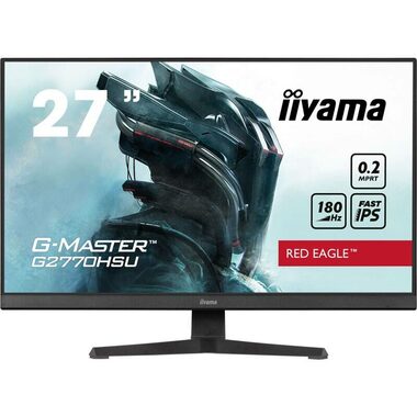 27" IIYAMA G-Master G2770HSU-B6 Red Eagle / IPS / 1920x1080 / 16:9 / 0,2ms / 1000:1 / 300cd / Lautsprecher / HDMI / DP