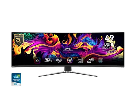 49" MSI MPG 491CQP-QD schwarz / QD-OLED / 5120x1440 / 144Hz / 0,03ms