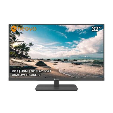 31,5" AG Neovo VA-3201 schwarz / LCD / FHD / VA / 16:9 / 5ms / 4000:1 / 300cd-m2 / HDMI + VGA / VESA / Repro