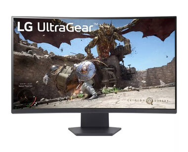 32" LG 32GS60QC-B schwarz / IPS / 2560 x 1440 / 16:9 / 3000:1 / 300dc-m2 / HDMI & DP / VESA
