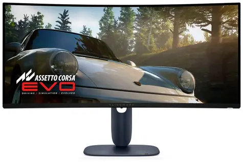 34" DELL AW3425DW Alienware gebogen / LED / 3440x1440 / OLED / 21:9 / 0,03ms / 250 cd-m2 / VGA+HDMI / VESA / 3 Jahre