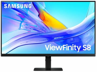 Ausgepackt - 32" Samsung ViewFinity S8 schwarz / VA / 3840 x 2160 / 16:9 / 5ms / 3000:1 / 350cd / HDMI+DP / ausgepackt
