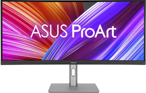 Asus ProArt PA34VCNV 34,1" Monitor, schwarz / LED / IPS / 3440 x 1440 / 21:9 / 5 ms / 1000:1 / 300 cd/m / DP + HDMI + USB-C / VESA