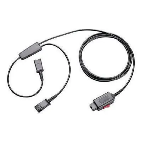 Plantronics Y- Cable Adapter Trainer Trainingskabel mit Schalter