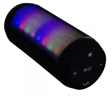 Esperanza EP133K FADO schwarz / Bluetooth-Lautsprecher / 5W / 5V / 800mAh / LED / BT 3.0 / FM-Radio / AUX / USB / microSD