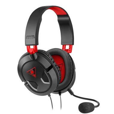 Turtle Beach RECON 50 schwarz / Gaming-Kopfhörer / 40-mm-Treiber / 3,5-mm-Klinke / Mikrofon / Lautstärkeregler