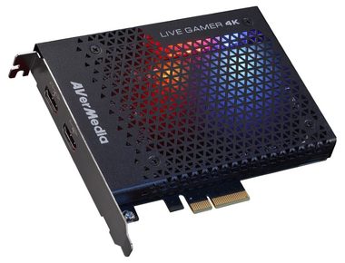 AverMedia Live Gamer Ultra 4K GC573 Schwarz / Cut Card / 2160p60 / HDMI