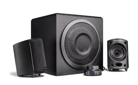 Wavemaster MOODY BT schwarz / Lautsprecher / 2.1 / Bluetooth / 3,5-mm-Klinke / RMS 65W / Fernbedienung