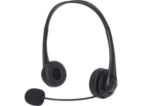 Sandberg USB Office Headset schwarz / Kopfhörer mit Mikrofon / USB / 2 m