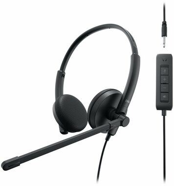 DELL Pro WH1022 schwarz / Headset mit Mikrofon / USB