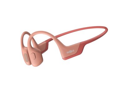 Shokz OpenRun PRO pink / Bluetooth-Kopfhörer / vor den Ohren / IP55 / BONE der 9. Generation