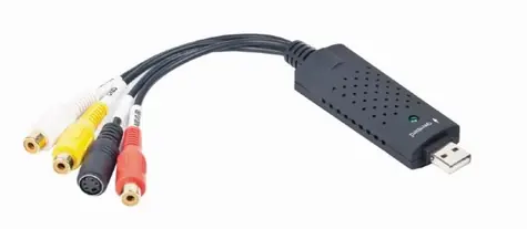 Gembird UVG-002 schwarz / Videoaufnahmegerät / mit Programmierung / TV / FM / USB